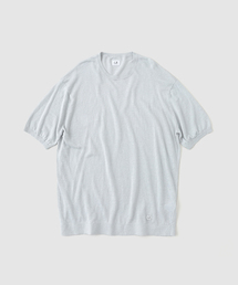 C.P. COMPANY（シーピーカンパニー）の「C.P. Company / シーピーカンパニー FLAX SHORT SLEEVE KNIT（Tシャツ/カットソー・メンズ）」