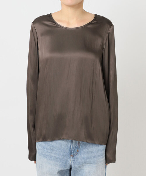 plage（プラージュ）の「R’IAM サテンロンT ブラウス（シャツ/ブラウス・レディース・ベージュ/ブラウン・FREE）」の17枚目の写真