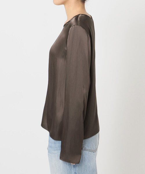 plage（プラージュ）の「R’IAM サテンロンT ブラウス（シャツ/ブラウス・レディース・ベージュ/ブラウン・FREE）」の18枚目の写真