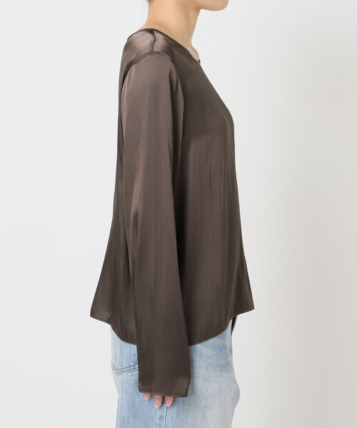 plage（プラージュ）の「R’IAM サテンロンT ブラウス（シャツ/ブラウス・レディース・ベージュ/ブラウン・FREE）」の20枚目の写真
