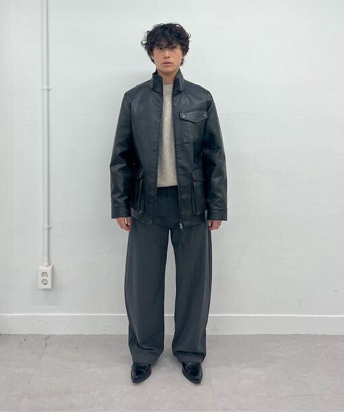 Millo Archive（ミロ アーカイブ）の「クロップシルエットニット [メランジグレー]（ニット/セーター・メンズ・その他・MEDIUM/LARGE/X-LARGE）」の10枚目の写真