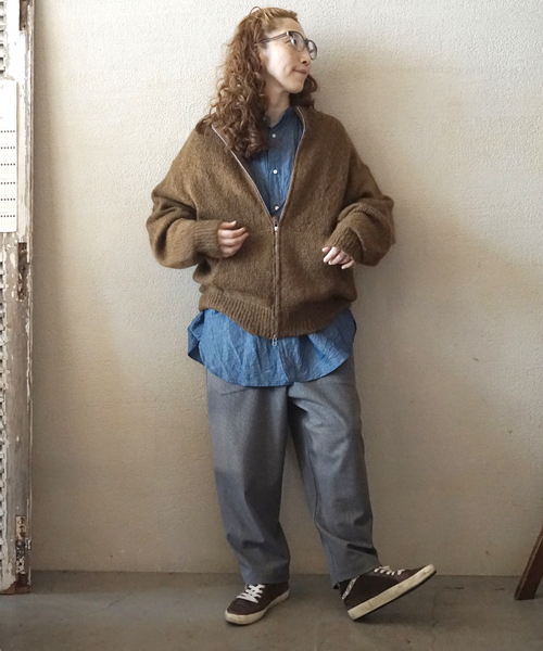 JOURNAL STANDARD LUXE(ジャーナルスタンダード ラックス)の「Ivy's KNIT(カーディガン/ボレロ・レディース・ホワイト/ブラウン/ネイビー・FREE)」の8枚目の写真