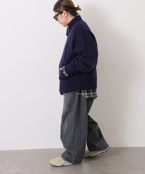 JOURNAL STANDARD LUXE(ジャーナルスタンダード ラックス)の「Ivy's KNIT(カーディガン/ボレロ・レディース・ホワイト/ブラウン/ネイビー・FREE)」の13枚目の写真