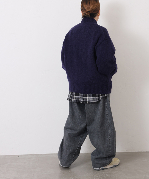 JOURNAL STANDARD LUXE(ジャーナルスタンダード ラックス)の「Ivy's KNIT(カーディガン/ボレロ・レディース・ホワイト/ブラウン/ネイビー・FREE)」の15枚目の写真