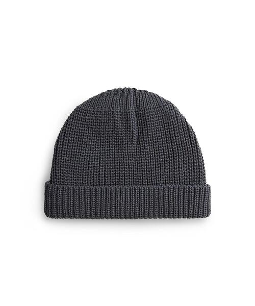 Alpha Industries（アルファインダストリーズ）の「Alpha Industries/アルファ インダストリーズ/ESSENTIAL WATCH CAP/エッセンシャル ウォッチ キャップ（ニットキャップ/ビーニー・メンズ・ブラック/オリーブ系/グレー系その他6/チャコール・F）」の9枚目の写真