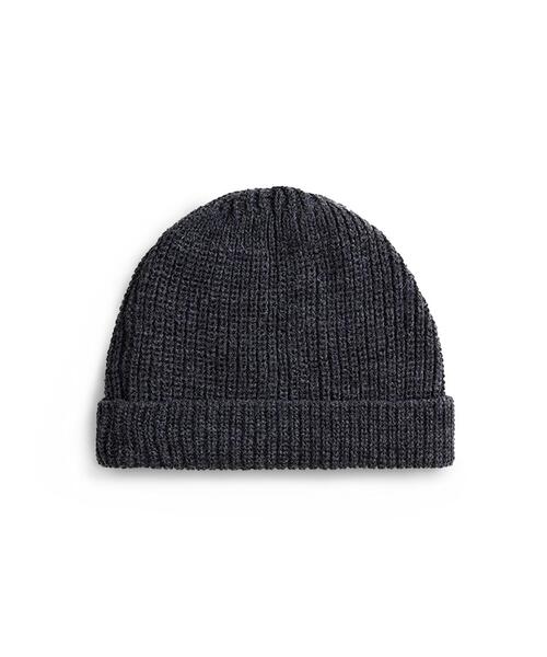 Alpha Industries（アルファインダストリーズ）の「Alpha Industries/アルファ インダストリーズ/ESSENTIAL WATCH CAP/エッセンシャル ウォッチ キャップ（ニットキャップ/ビーニー・メンズ・ブラック/オリーブ系/グレー系その他6/チャコール・F）」の5枚目の写真