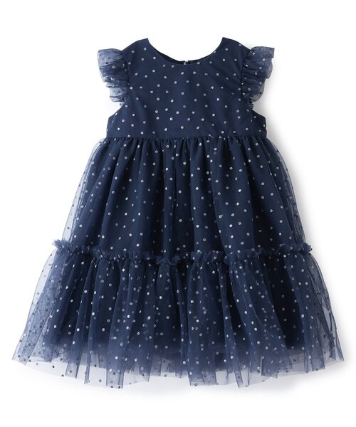 sense of wonder(センスオブワンダー)の「キラキラドットワンピース(ワンピース・キッズ・ネイビー/レッド/ピンク・120cm/130cm/100cm/90cm/110cm)」の1枚目の写真