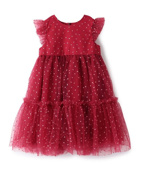 sense of wonder(センスオブワンダー)の「キラキラドットワンピース(ワンピース・キッズ・ネイビー/レッド/ピンク・120cm/130cm/100cm/90cm/110cm)」の3枚目の写真