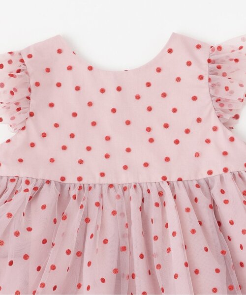 sense of wonder(センスオブワンダー)の「キラキラドットワンピース(ワンピース・キッズ・ネイビー/レッド/ピンク・120cm/130cm/100cm/90cm/110cm)」の5枚目の写真