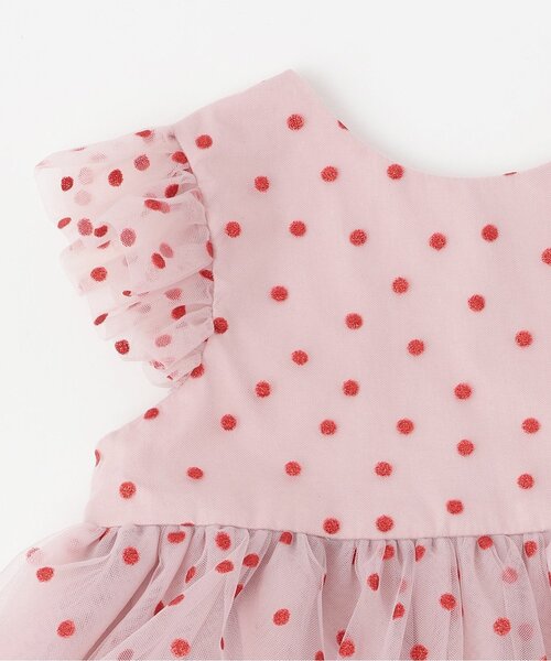 sense of wonder(センスオブワンダー)の「キラキラドットワンピース(ワンピース・キッズ・ネイビー/レッド/ピンク・120cm/130cm/100cm/90cm/110cm)」の6枚目の写真