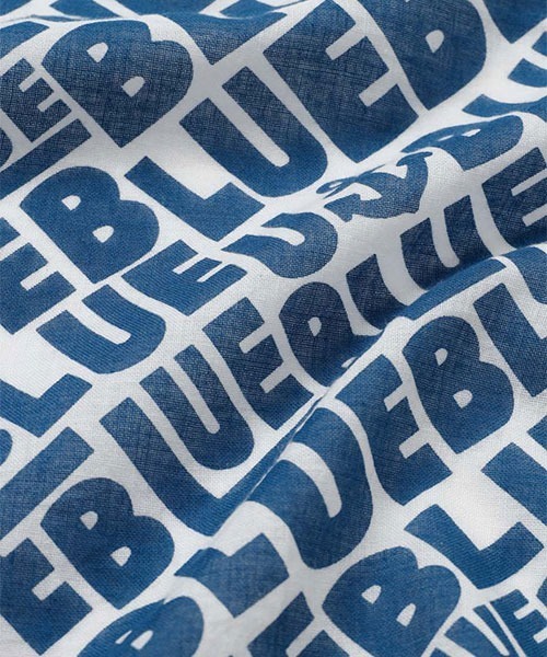 BLUE BLUE（ブルーブルー）の「ランダムBLUE バンダナ（バンダナ/スカーフ・メンズ・ホワイト・ONE）」の6枚目の写真