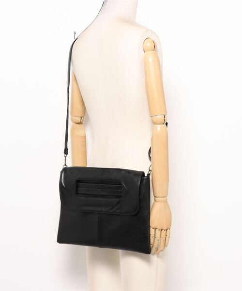 Mignonjour(ミニョンジュール)の「FReePLACe/合成皮革 2way クラッチバッグ ショルダーバッグ X12698(ショルダーバッグ・レディース・ブラック・FREE)」の6枚目の写真