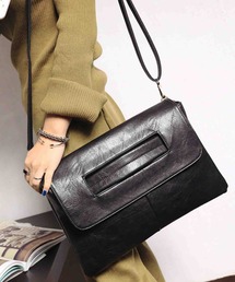 Mignonjour | FReePLACe/合成皮革 2way クラッチバッグ ショルダーバッグ X12698(ショルダーバッグ)