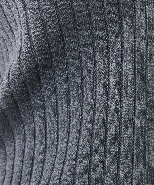 CHIC STYLE（シックスタイル）の「綿100％ワイドリブVネックニットカーディガン＜大きいサイズ有＞シックスタイル（カーディガン/ボレロ・レディース・チャコール/ベージュ/ブラック・5L/4L/3L/LL/L/M）」の19枚目の写真