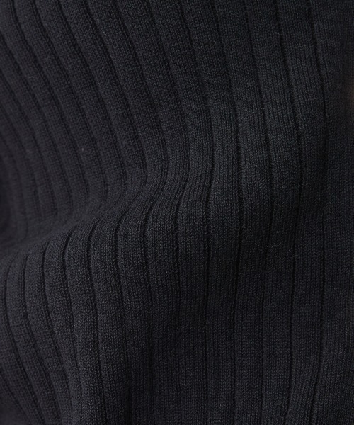 CHIC STYLE（シックスタイル）の「綿100％ワイドリブVネックニットカーディガン＜大きいサイズ有＞シックスタイル（カーディガン/ボレロ・レディース・チャコール/ベージュ/ブラック・5L/4L/3L/LL/L/M）」の20枚目の写真