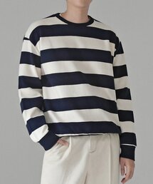 GIRDLE SWEAT SHIRTS (NAVY)
