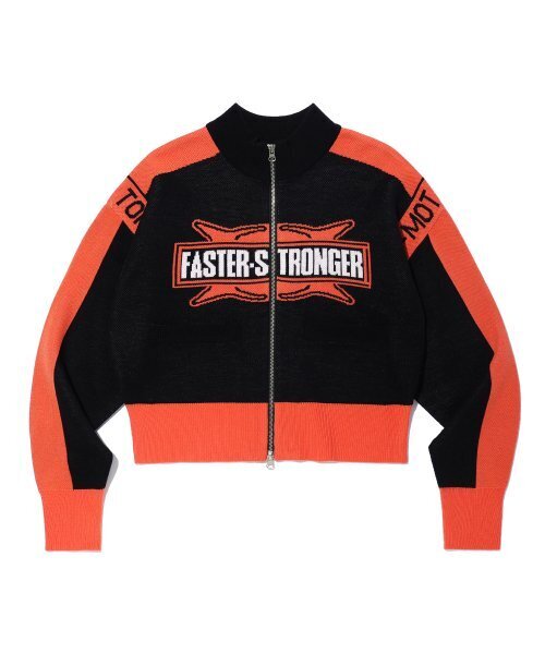 CRITIC(クリティック)の「FASTER STRONGER RACING ZIP-UP KNIT BLACK(カーディガン/ボレロ・レディース・その他・LARGE/MEDIUM/SMALL/X-LARGE)」の3枚目の写真