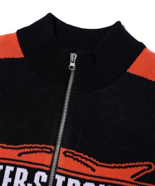 CRITIC(クリティック)の「FASTER STRONGER RACING ZIP-UP KNIT BLACK(カーディガン/ボレロ・レディース・その他・LARGE/MEDIUM/SMALL/X-LARGE)」の5枚目の写真