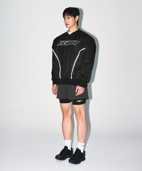 BORN TO WIN（ボーントゥウィン）の「BRN OUTBAND 2 IN 1 SQUAT SHORTS [CHARCOAL]（その他パンツ・メンズ・その他・3/1/2）」の4枚目の写真