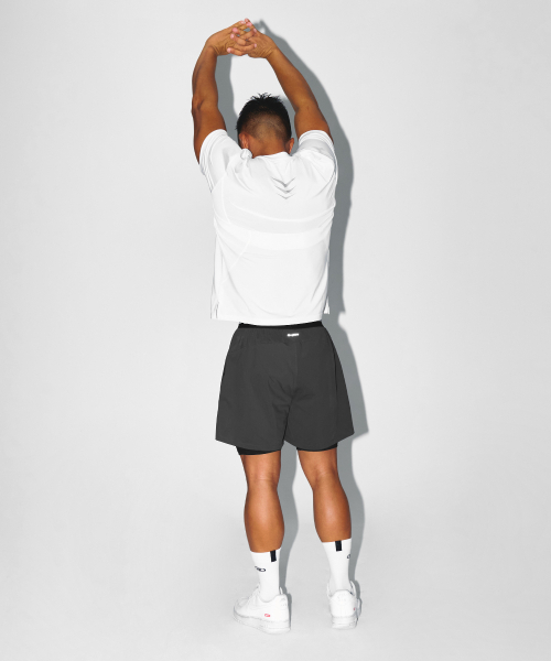 BORN TO WIN（ボーントゥウィン）の「BRN OUTBAND 2 IN 1 SQUAT SHORTS [CHARCOAL]（その他パンツ・メンズ・その他・3/1/2）」の12枚目の写真