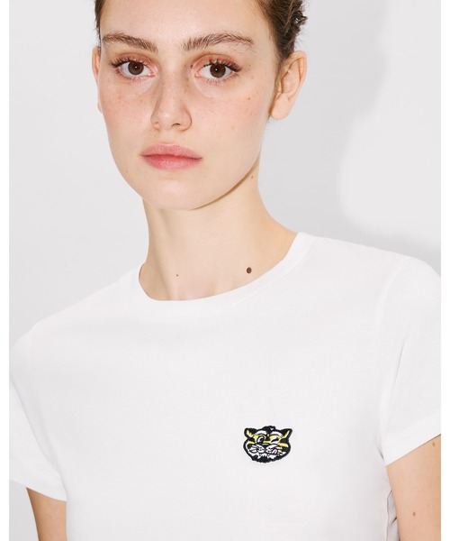 セール】'KENZO Wild Tiger' エンブロイダリー Tシャツ イン コットン