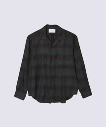 【SUGARHILL/シュガーヒル】PLAID OPEN COLLOR SHIRTS