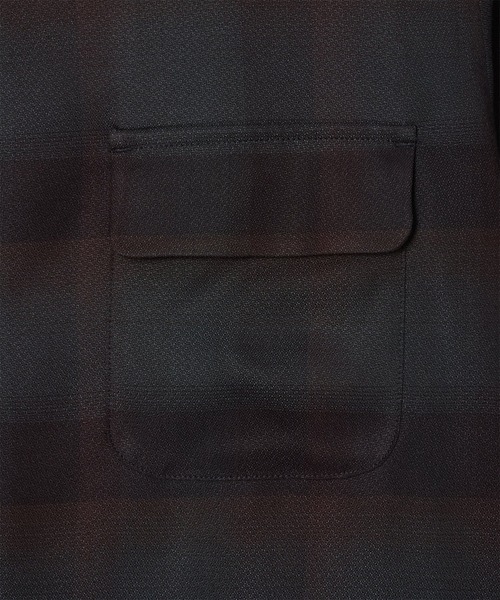 SUGARHILL(シュガーヒル)の「【SUGARHILL/シュガーヒル】PLAID OPEN COLLOR SHIRTS(シャツ/ブラウス・メンズ・ダークグリーン/ワインレッド・2/3)」の5枚目の写真