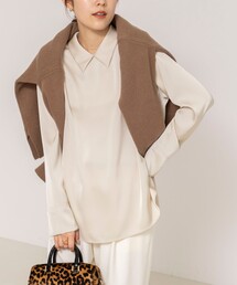 NOLLEY’S | ウォッシャブルNEWオトナサテン襟付きブラウス(シャツ/ブラウス)