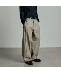 LMOOD（エルムード）の「ポットカーブドコットンワイドパンツベージュ（その他パンツ）」