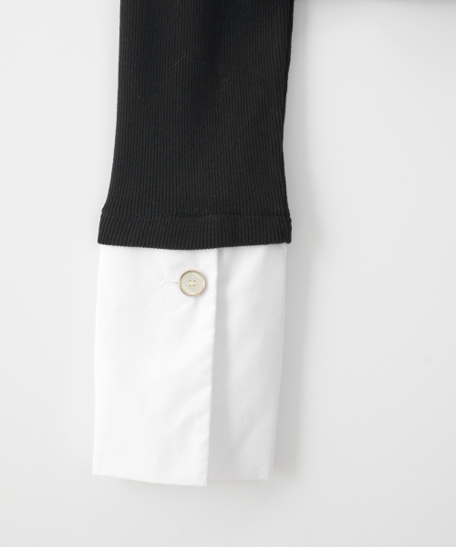 SALON DE YOHN(サロンドヨーン)の「Cuffs Collar Cardigan_ Black(カーディガン/ボレロ・レディース・その他・MEDIUM/SMALL)」の5枚目の写真
