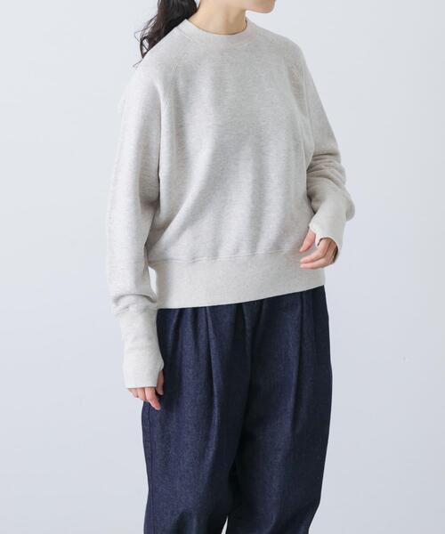 かぐれ(カグレ)の「コットンリヨセルショートプルオーバー(Tシャツ/カットソー・レディース・チャコールグレー/ネイビー/ライトグレー・FREE)」の1枚目の写真