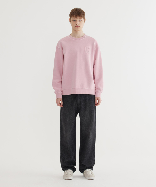 Cロゴダイングマンツーマンピンク（スウェット）｜COVERNAT（カバー