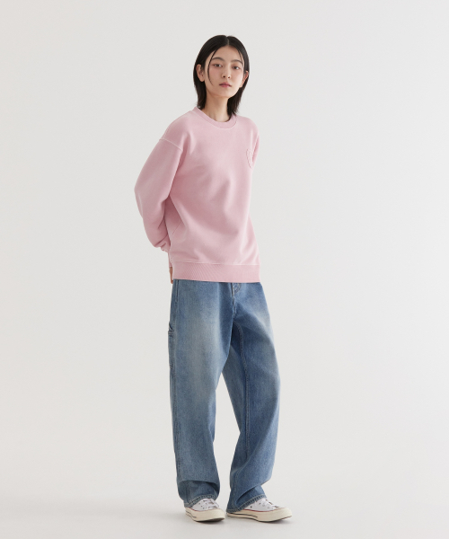 Cロゴダイングマンツーマンピンク（スウェット）｜COVERNAT（カバー