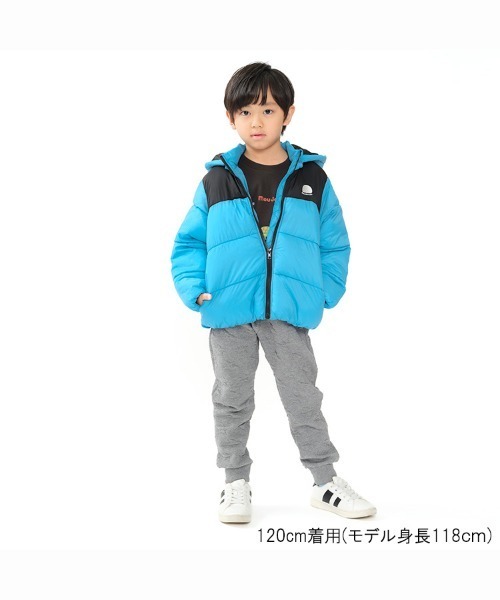 Moujonjon(ムージョンジョン)の「ナイロン中綿入り切替ジャケット(その他アウター・キッズ・ピンク/ブルー・90/100/110/120/130)」の13枚目の写真