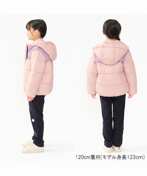 Moujonjon(ムージョンジョン)の「ナイロン中綿入り切替ジャケット(その他アウター・キッズ・ピンク/ブルー・90/100/110/120/130)」の16枚目の写真