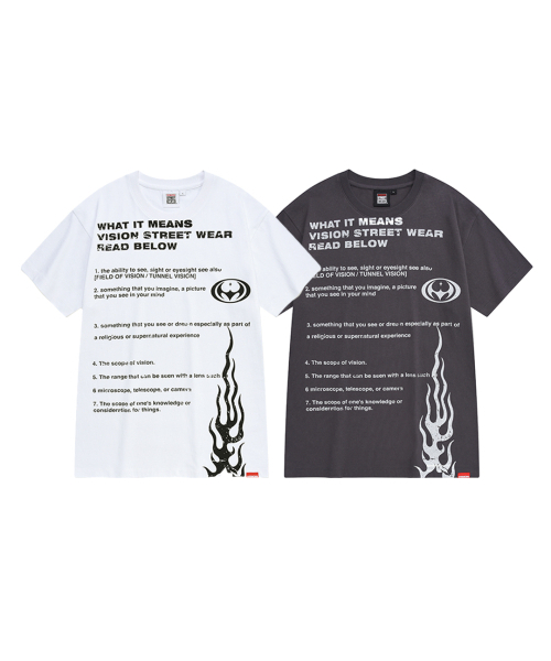 VISION STREET WEAR(ヴィジョンストリートウェア)の「VSW Script T-Shirts Onix Black(Tシャツ/カットソー・レディース・その他・LARGE/MEDIUM/SMALL/X-LARGE)」の10枚目の写真