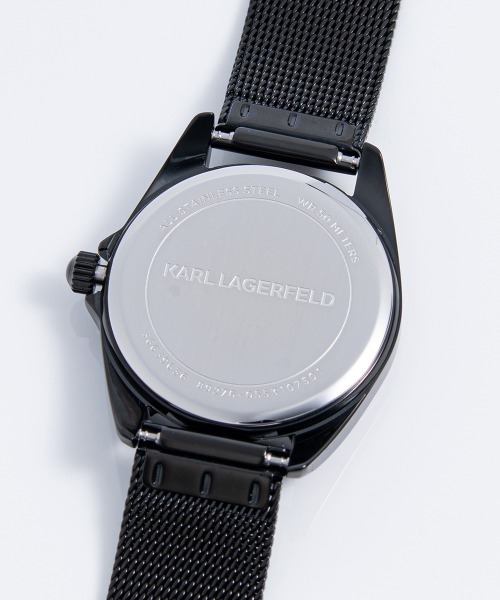 KARL LAGERFELD(カールラガーフェルド)の「「KARL LAGERFELD/カール・ラガーフェルド」ラウンド エッセンシャル - サンレイ アイコン ダイヤル(アナログ腕時計・レディース・ゴールド系1/ブラック/ゴールド系2・FREE)」の19枚目の写真