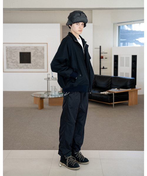 ASTLAY(アストレイ)の「Lonely Heart Club WP Pants (Black)(スウェットパンツ・メンズ・その他・2/3)」の1枚目の写真