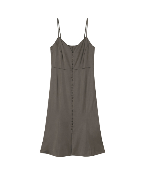 MAYVERU（メイバーユー）の「Nola slip dress _ Khaki（ワンピース・レディース・その他・SMALL/MEDIUM）」の4枚目の写真