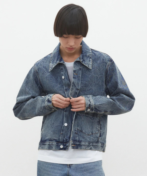 DECET(デケト)の「Dawn Denim Jacket DCJK001Blue(デニムジャケット・レディース・その他・MEDIUM/LARGE/X-LARGE)」の1枚目の写真