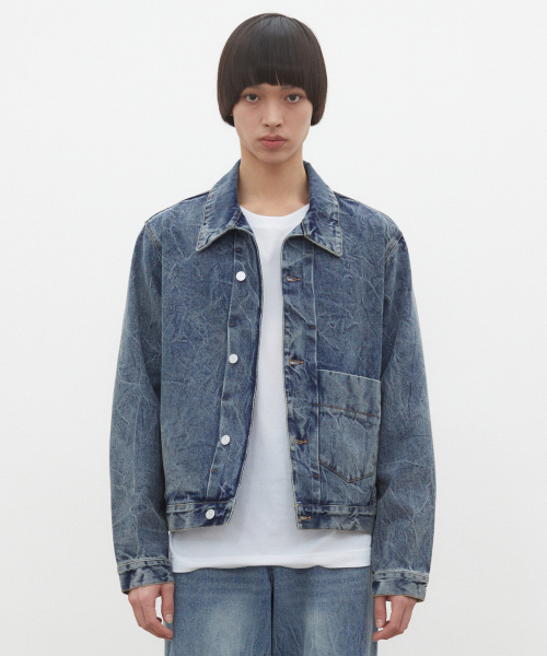 DECET(デケト)の「Dawn Denim Jacket DCJK001Blue(デニムジャケット・レディース・その他・MEDIUM/LARGE/X-LARGE)」の2枚目の写真