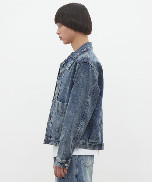 DECET(デケト)の「Dawn Denim Jacket DCJK001Blue(デニムジャケット・レディース・その他・MEDIUM/LARGE/X-LARGE)」の4枚目の写真
