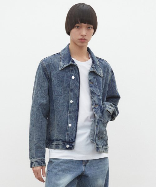 DECET(デケト)の「Dawn Denim Jacket DCJK001Blue(デニムジャケット・レディース・その他・MEDIUM/LARGE/X-LARGE)」の6枚目の写真