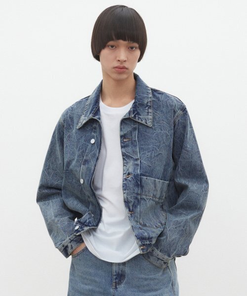 DECET(デケト)の「Dawn Denim Jacket DCJK001Blue(デニムジャケット・レディース・その他・MEDIUM/LARGE/X-LARGE)」の7枚目の写真
