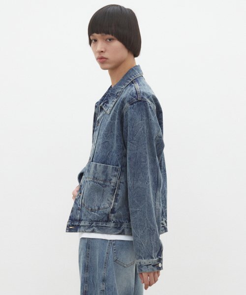 DECET(デケト)の「Dawn Denim Jacket DCJK001Blue(デニムジャケット・レディース・その他・MEDIUM/LARGE/X-LARGE)」の8枚目の写真