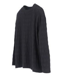 DGNAK（ディグナク）の「ブラックストライプロングスリーブ (ブラック)_ PE3TS0505（Tシャツ/カットソー）」