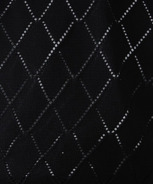 BAFY（バフィー）の「【別注】BAFY / リネンコットン ジャカード クルーネック ニットベスト（ベスト・メンズ・ブラック/ナチュラル・48/46/44/50）」の14枚目の写真