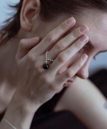 SMELLY | SMELLY so’　onyx ball chain ring(リング)