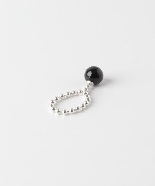 SMELLY(スメリー)の「SMELLY so’ onyx ball chain ring(リング・レディース・ブラック系その他・12)」の10枚目の写真