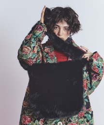 ファーショルダーバッグ